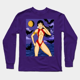 Vampirella Illustration 2 Long Sleeve T-Shirt